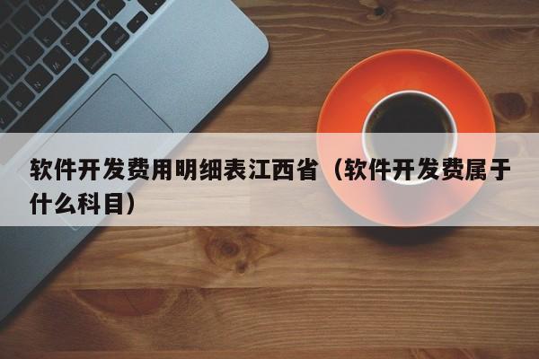 软件开发费用明细表江西省(软件开发费属于什么科目)