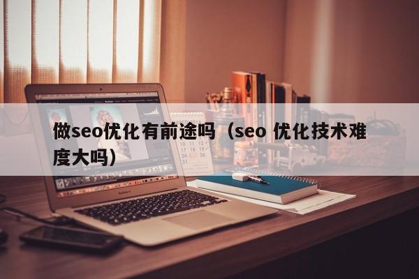 做seo优化有前途吗(seo 优化技术难度大吗)