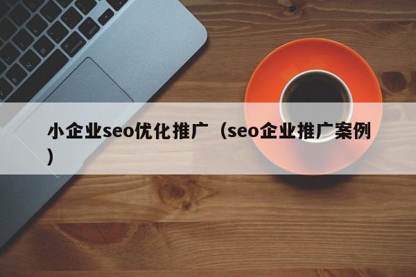 小企业seo优化推广(seo企业推广案例)