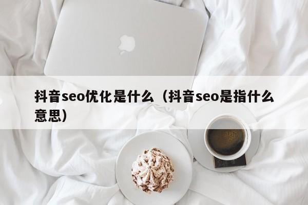 抖音seo优化是什么(抖音seo是指什么意思)