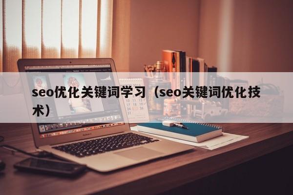 seo优化关键词学习(seo关键词优化技术)