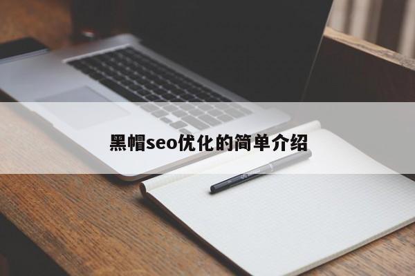 黑帽seo优化的简单介绍