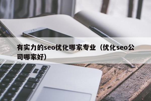 有实力的seo优化哪家专业(优化seo公司哪家好)