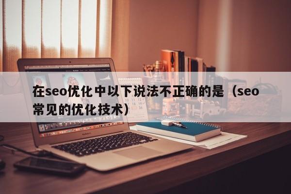 在seo优化中以下说法不正确的是(seo常见的优化技术)